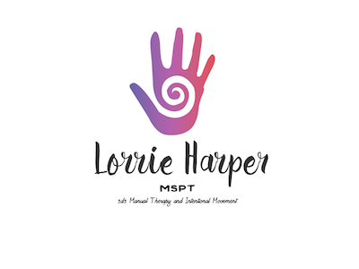 Lorrie Harper Massage Therapy brand branding design graphic design logo massage massage therapist