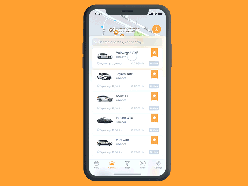 Citybee Car Sharing Animation