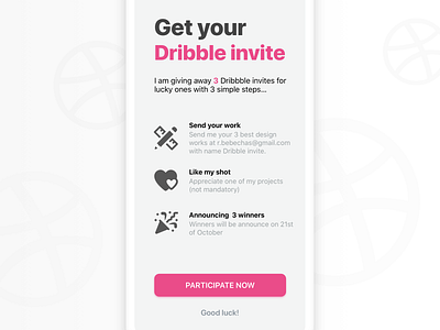 3 Dribble Invites