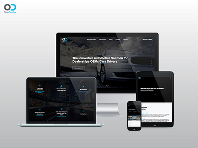 Onedealer Responsive WebSite design experience interface