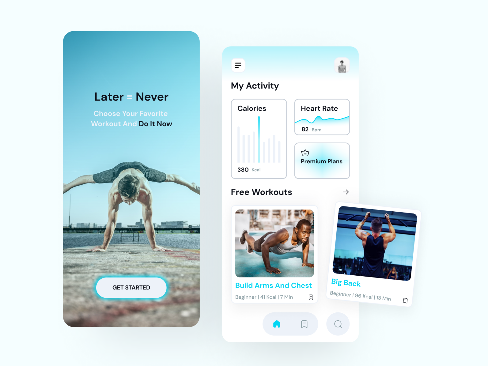 Workout - Mobile App by Hendri Prastio on Dribbble