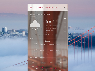 Weather App Concept - Round 2