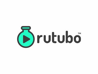 rutubo iOS app Logo app illustration ios logo typogaphy ui