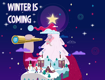Winter is Coming design illustraion illustration illustration art vector