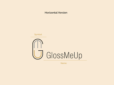 GlossMeUp Logo brand logo branding design logo