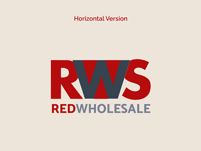 RedWholeSale Brand Logo branding design illustration logo ui