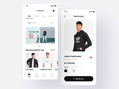 Yokoto - Fashion App UI Kit