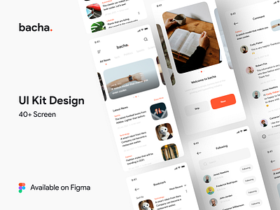 Bacha - News App UI Kit