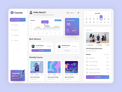 E-learning Dashboard Design