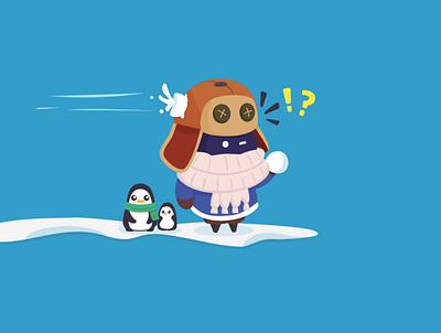 Snow Day Bard bard character cute illustration illustrator league league of legends lol vector