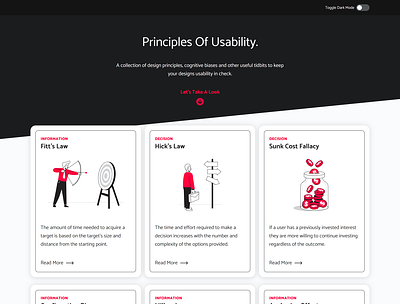 Principles Of Usability css interface javascript ui usability webdesign