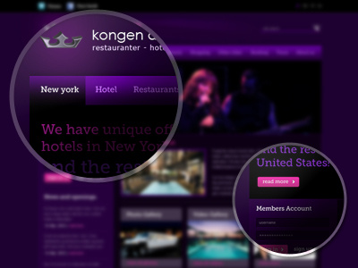 Kongenavnewyork clean design interface web web ui website