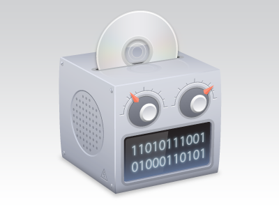 Audio/Video Convertor adobe illustrator audio box client work convert icon mac robot software vector video