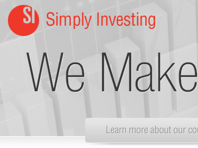 Simply Investing graph investing web design