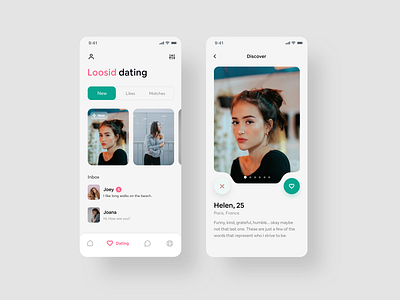 Dating concept app design inteface ios ios app ui uidesign