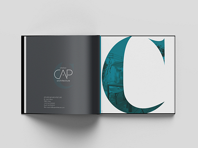 CAP ARCHITECTURE Book book book design brand identity branding design print print agency