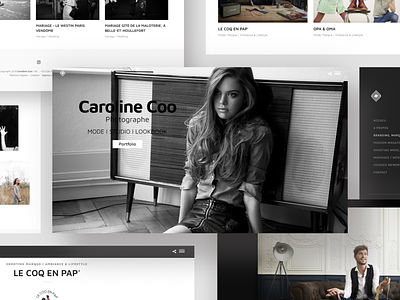 CAROLINE COO Website ui ux web webagency webdesign website website agency