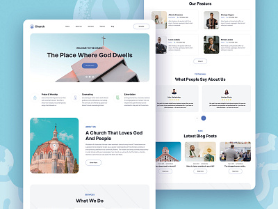 Divine Grace - Church branding charity church design graphic design religion typography ui