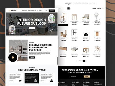 INNERSIDE - Interior Design app architects branding decorators graphic design illustration interior designer web web design website