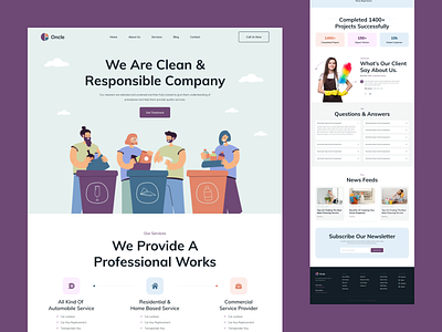 CleanSwipe - Cleaning Service branding clean cleaning service design graphic design illustration service site ui uxui web web design web page webdesign webpage website