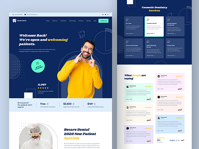 Dental Care Landing Page  - Becare Dental