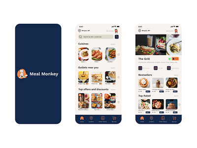 Food Delivery App Design!!