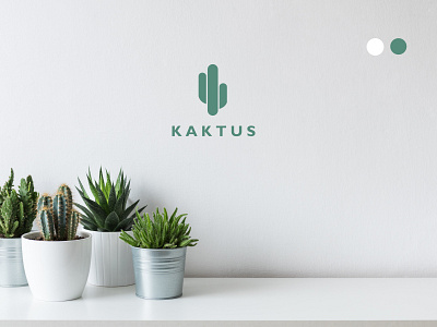 Kaktus - logo design branding clean design flat graphic design icon logo minimal typography vector