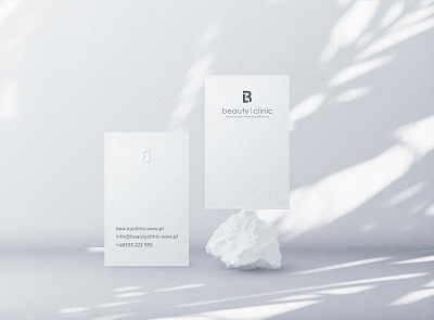Beauty and clinic brand design branding business card clean design flat graphic design logo minimal typography vector
