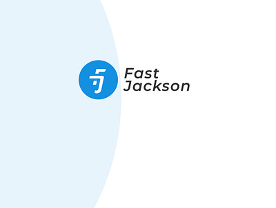 Fast Jackson - logo design brand design brand identity branding clean graphic design icon logo minimal typography vector