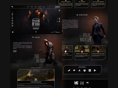 Landing Page Web - Dead By Daylight