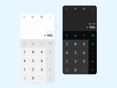 Calculator App calculator darkmode figma mobile ui ux