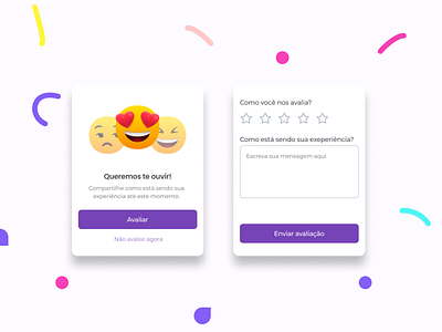 Feedback app assessment feedback figma stars ui