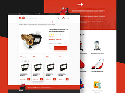My vision of BKF Website clean design ecommerce product redesign shop ui ux web website