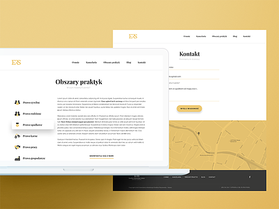 Advocate Office Website Design clean design fresh gold layout ui web website