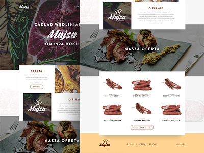 Redesign for client [WIP] clean design designer meat modern new redesign shop ui web webdesign