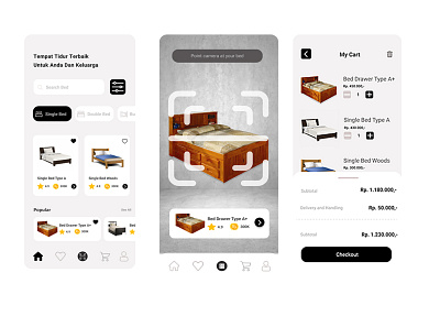 Contoh Desain Figma design figma furniture iphone