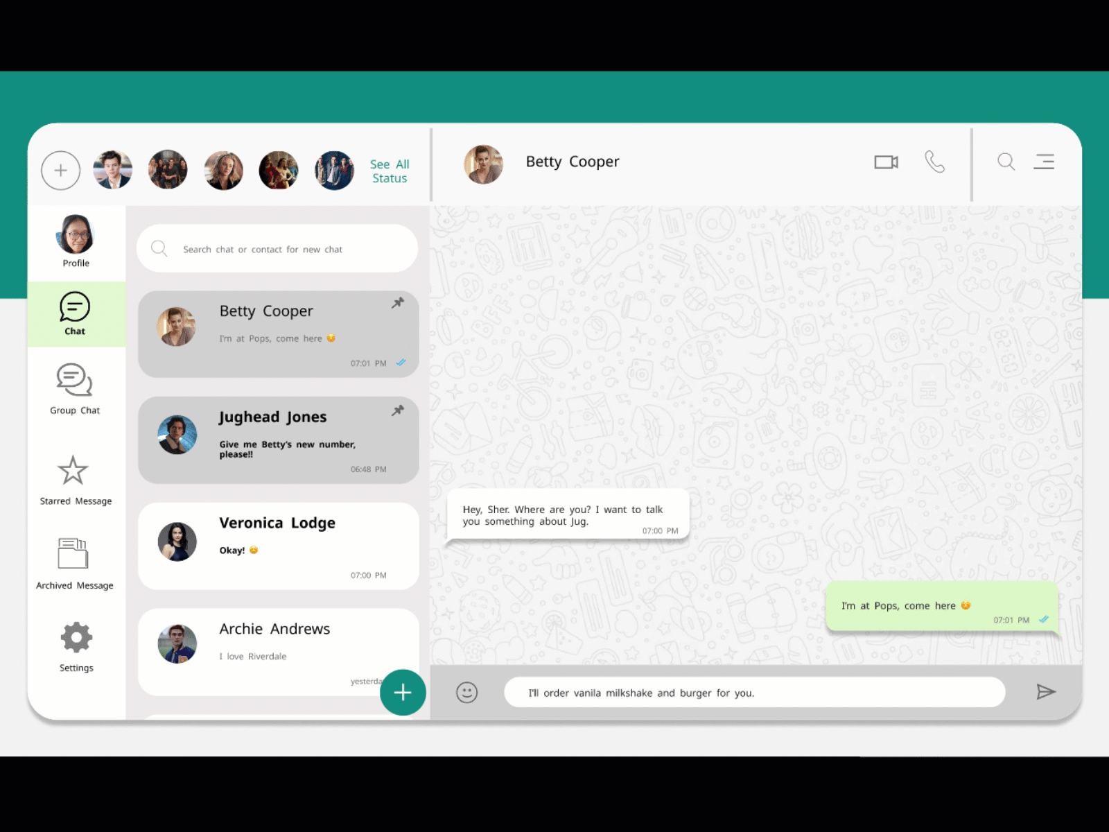 Whatsapp Re-Design