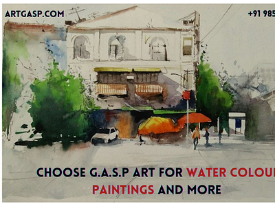 Choose G.A.S.P Art for Water Colour Paintings and More