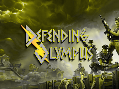 DEFENDING OLYMPUS (3D View) branding design illustration logo logo design vector