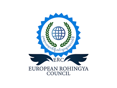 EUROPEAN ROHINGYA COUNCIL (Flat Design) branding design illustration logo logo design vector