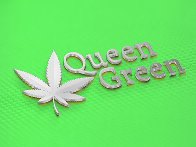 Queen Green (3D View) branding design illustration logo logo design vector