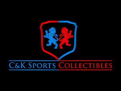 C&K Sports Collectibles (Flat Design) branding design illustration illustrator logo logo design vector