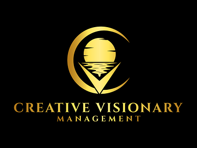 Creative Visionary Management (Flat Design) branding design illustration illustrator logo logo design vector