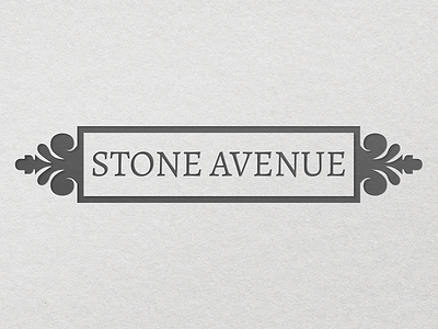 STONE AVENUE (3D Design) branding design illustration illustrator logo logo design vector