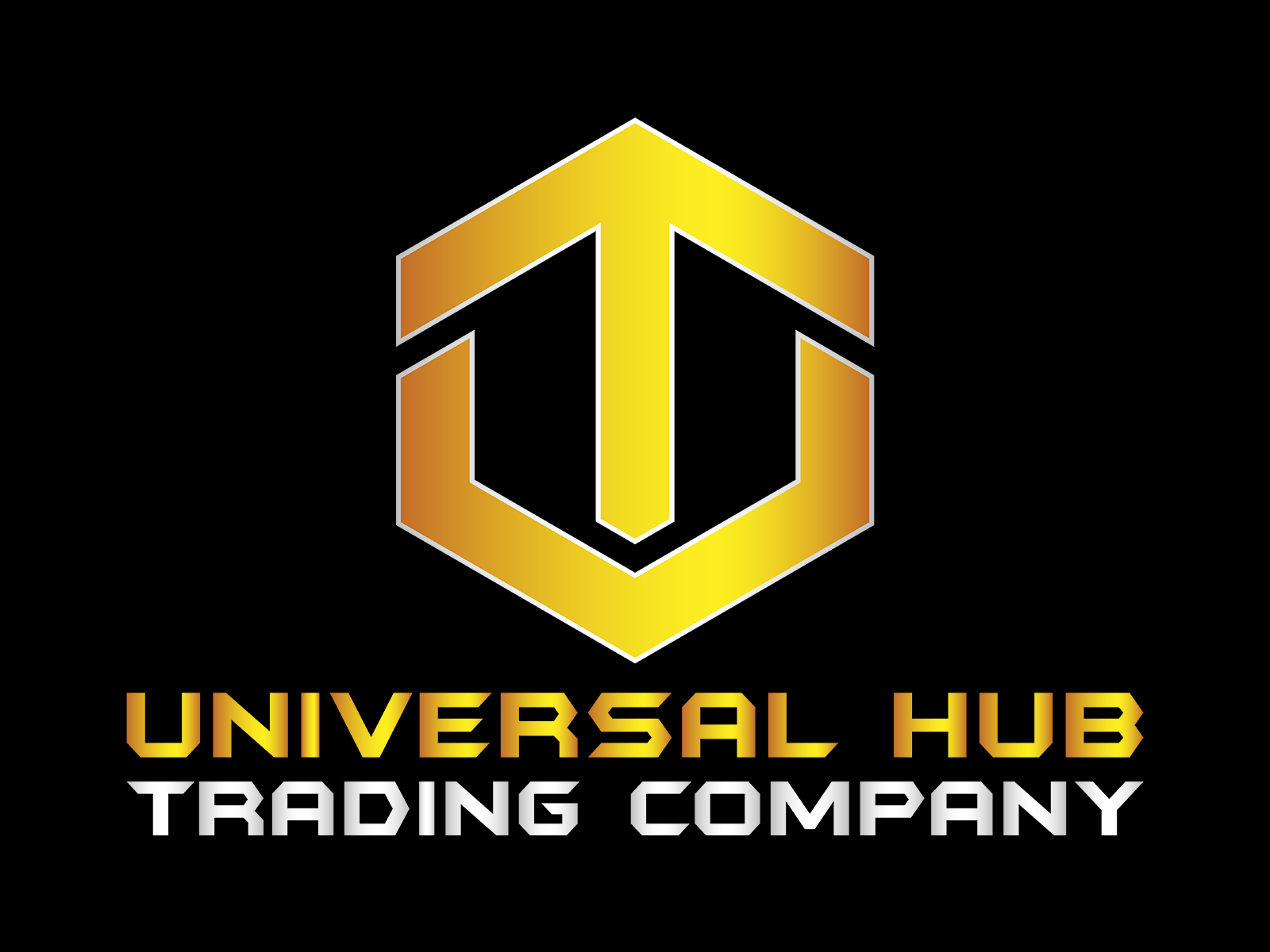 Universal Hub Trading Company (Flat Logo Design) by Abdul Rehman Tahir