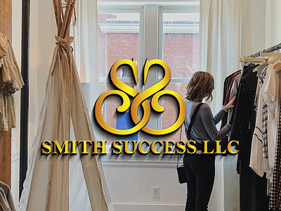 Smith Success LLC (3D Logo Design) branding design illustration illustrator logo logo design typography ui ux vector