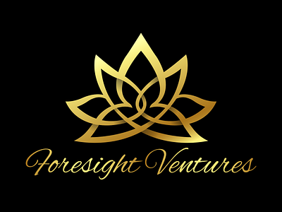 Foresight Ventures (Flat Logo Design) branding design illustration illustrator logo logo design typography ui ux vector