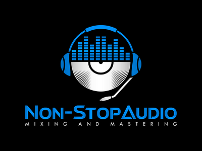 Non-Stop Audio (Music Logo Design)