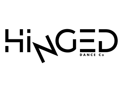 Hinged Dance Co (Professional Dance Club Logo Design)