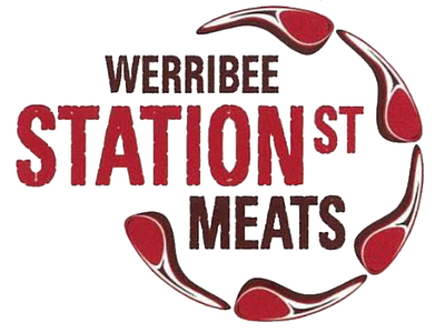 WERRIBEE STATIONst MEATS (Professional Logo Design) branding design graphic design illustration illustrator logo logo design ui ux vector